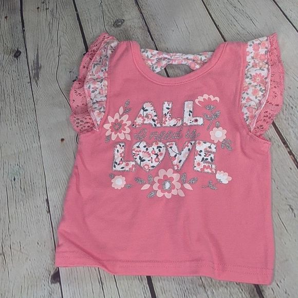 Swiggles 18 months 2 piece outfit. T-shirt with shorts/tutu - Picture 2 of 11